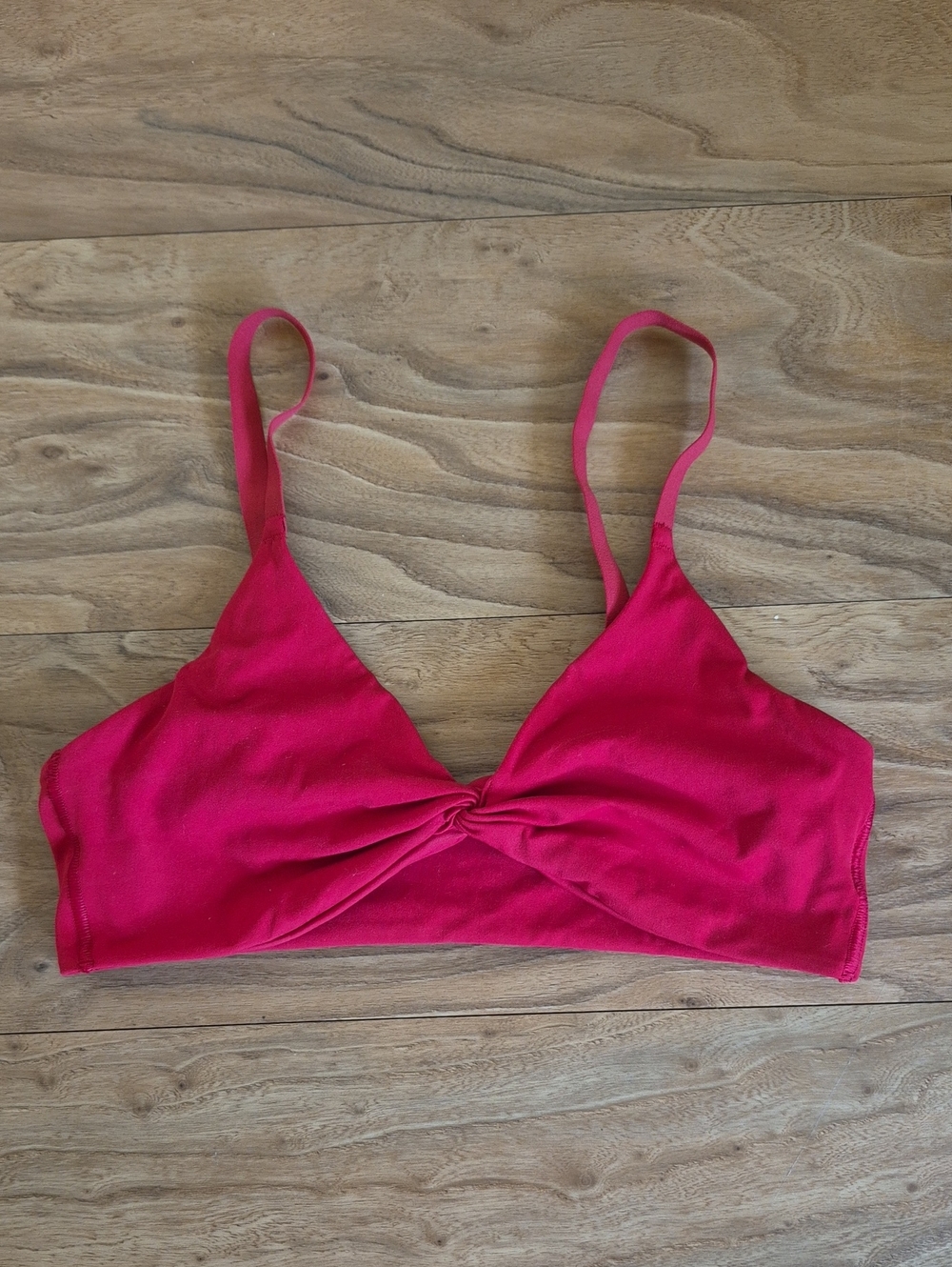 Gymshark Red Twist-Front Bralette